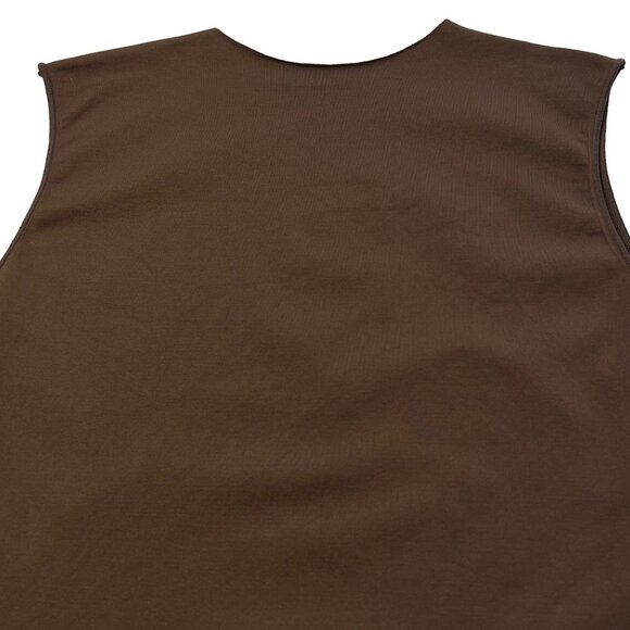 SKIMS Essential Crew Neck‎ Sleeveless Bodysuit NEW Chocolate Womens 4X/5X - Picture 6 of 11
